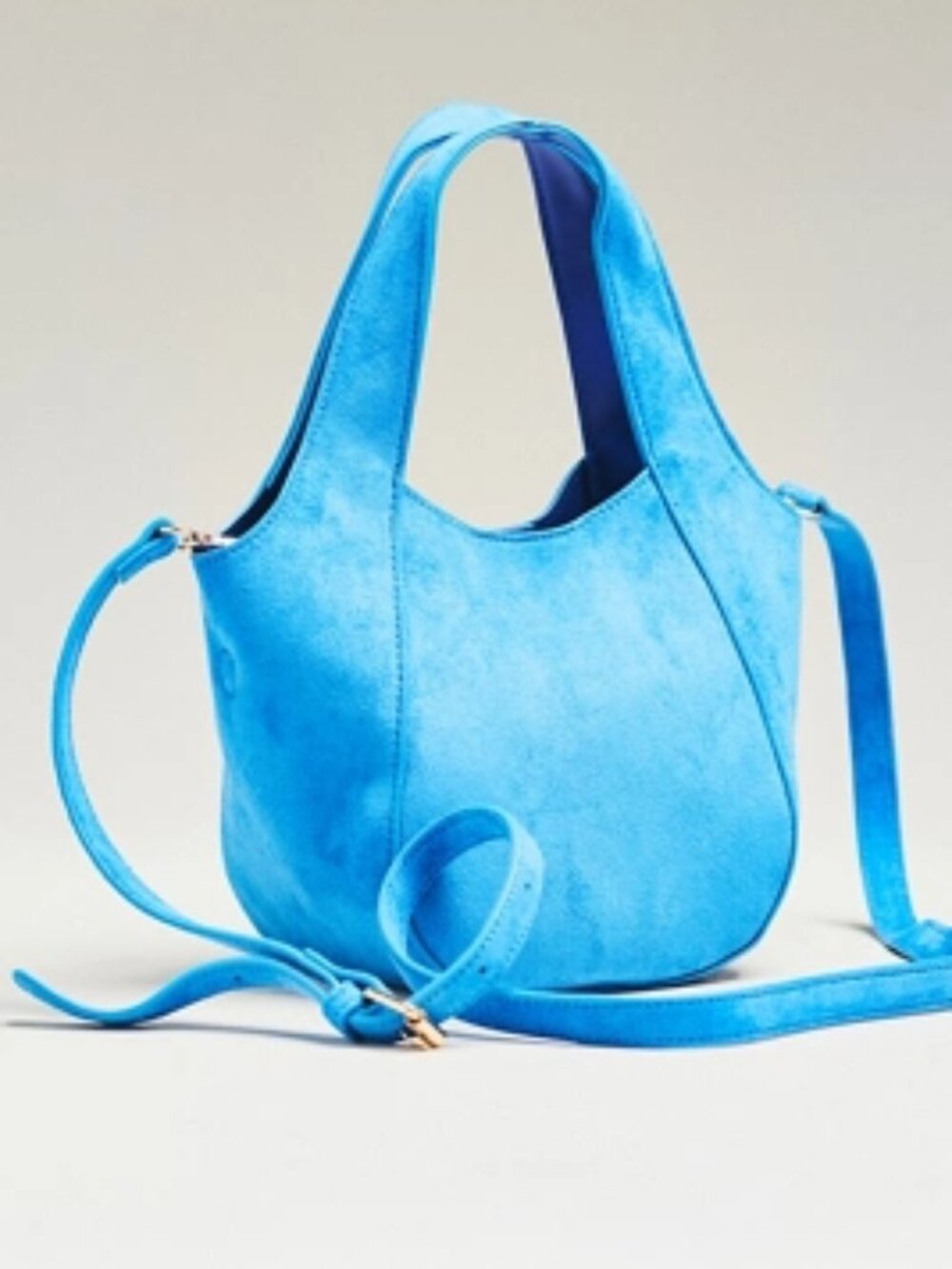NWT Sonia Faux Suede Mini Slouchy Tote Bag by Anthropologie